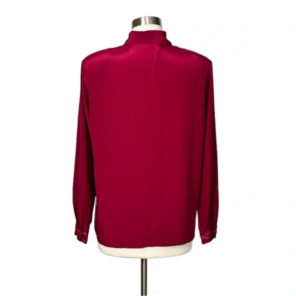 Vintage Yves St. Clair Red Blouse - Picture 3 of 15